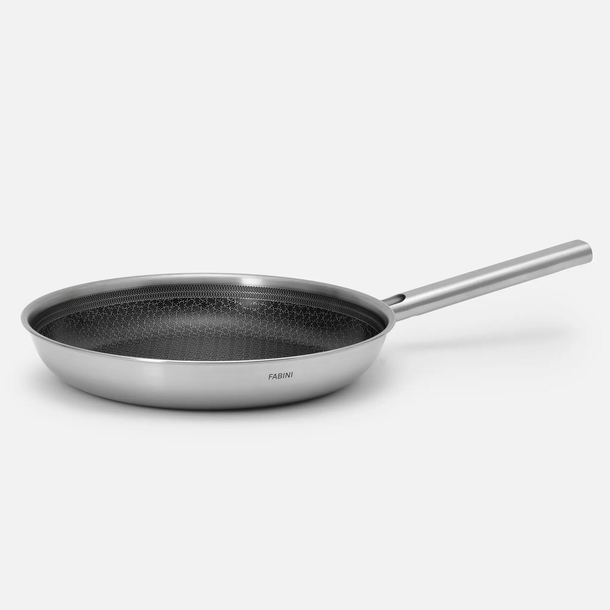 Panvica Hybrid Standard, ø 30 cm - Nerezová beznitová panvica s keramickým hybridným povrchom z viacvrstvovej nerezovej ocele bez pokrievky