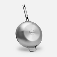 Wok panvica Hybrid Standard, ø 30 cm - Nerezová beznitová panvica s keramickým hybridným povrchom z viacvrstvovej nerezovej ocele s pokrievkou
