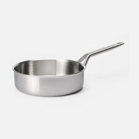Hlboká panvica FABINI & Pohlreich 2.0, ø 24 cm (2,5 l) - Nerezová beznitová hlboká panvica z viacvrstvovej nerezovej ocele s pokrievkou
