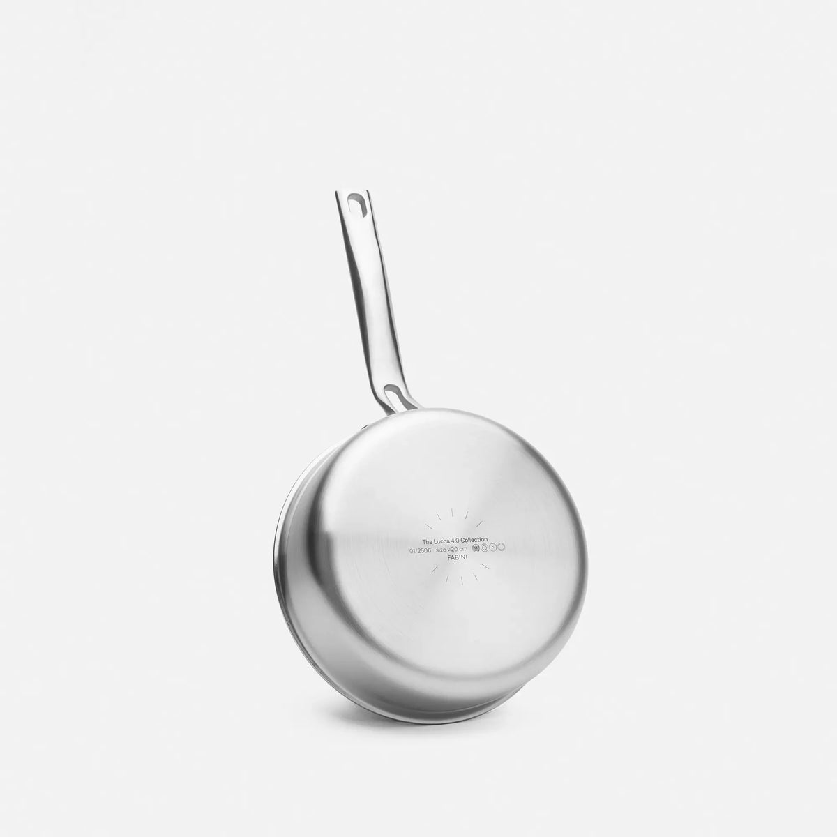 Hlboká panvica Lucca 4.0 Pro, ø 20 cm (1,5 l) - Nerezová beznitová panvica z viacvrstvovej nerezovej ocele s pokrievkou