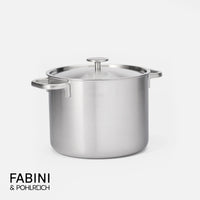 Hrniec FABINI & Pohlreich 2.0, ø 24 cm (8 l) - Nerezový beznitový hrniec z viacvrstvovej nerezovej ocele s pokrievkou