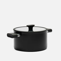Kastról Meda 5.0 Economy, ø 24 cm (5,4 l) - Nepriľnavý kastról s keramickým povrchom s pokrievkou, čierny