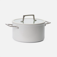 Kastról Meda 5.0 Pro, ø 24 cm (5,4 l) - Nepriľnavý kastról s keramickým povrchom s pokrievkou, svetlosivý