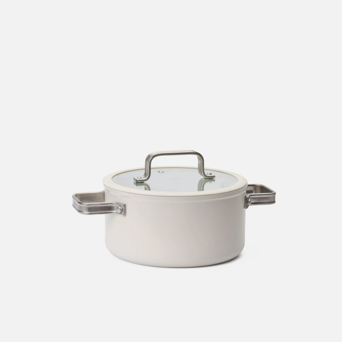 Hrniec Meda 5.0 Standard, ø 20 cm (2,6 l) - Nepriľnavý hrniec s keramickým povrchom s pokrievkou, krémový