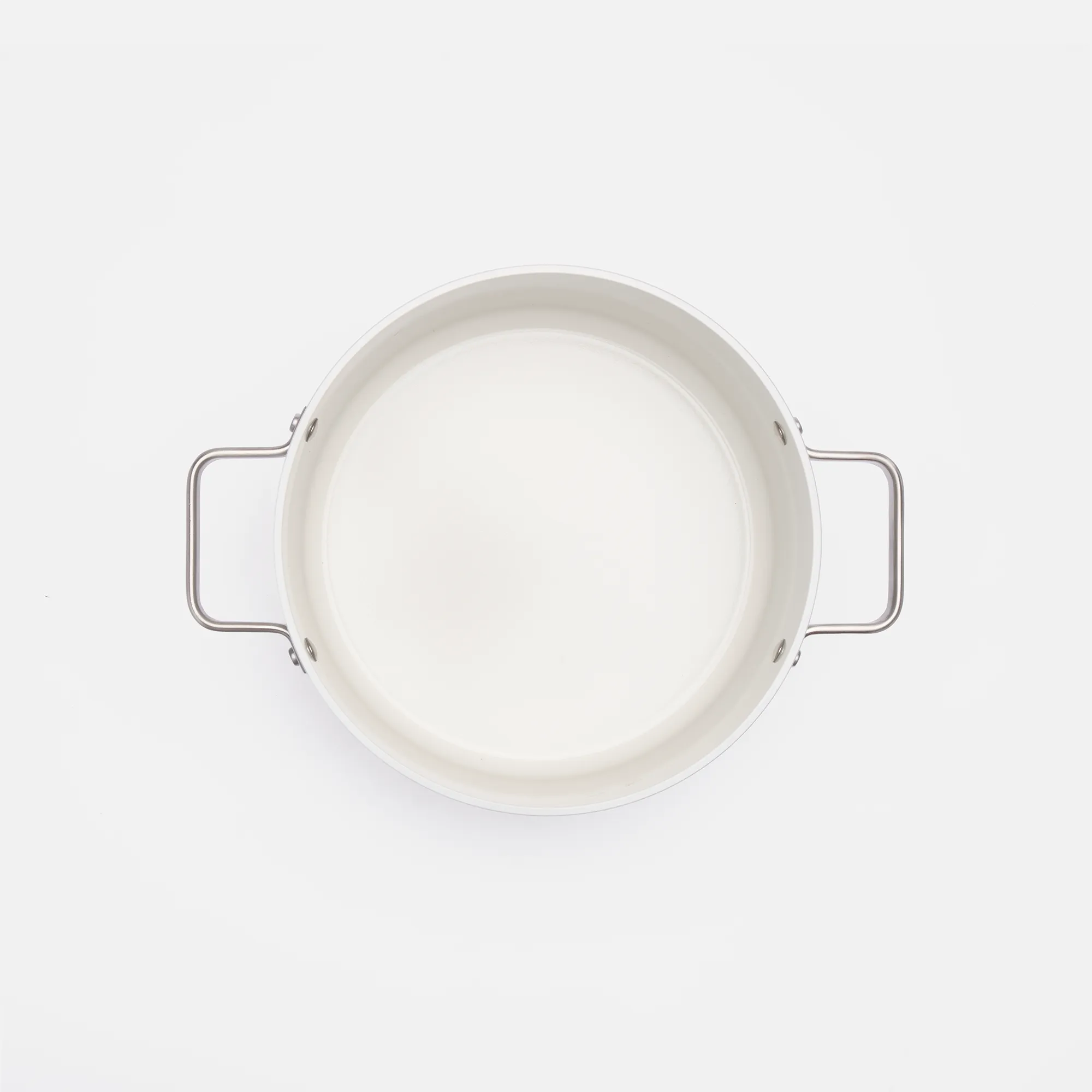 Kastról Meda 5.0 Standard, ø 24 cm (5,4 l) - Nepriľnavý kastról s keramickým povrchom s pokrievkou, krémový