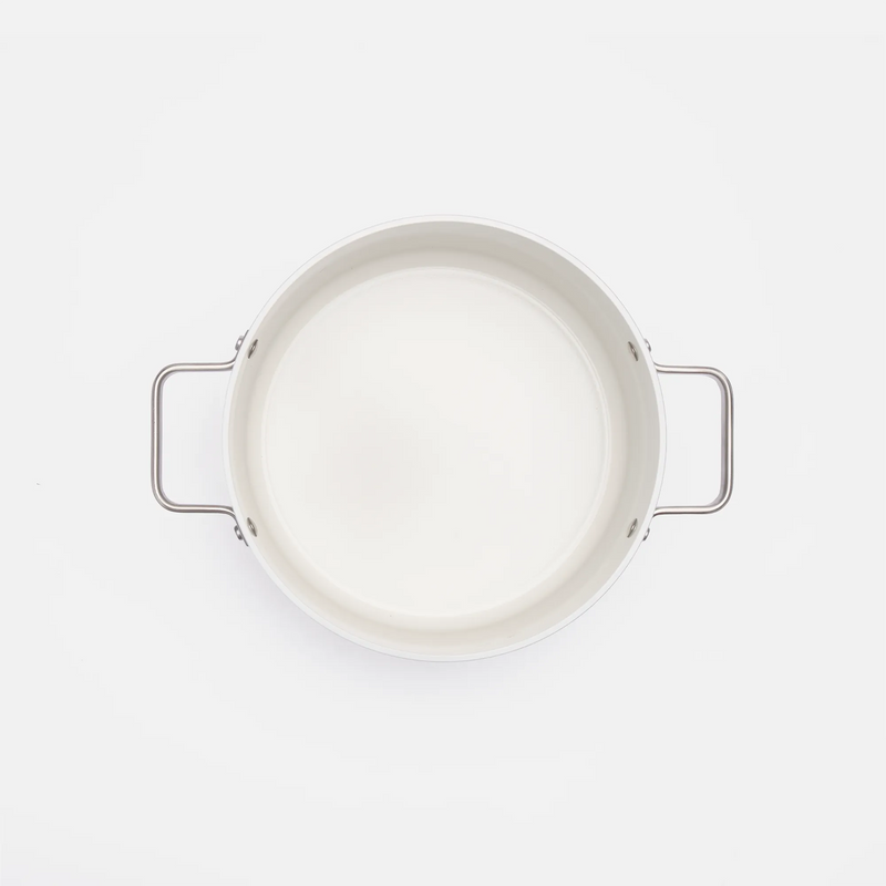 Kastról Meda 5.0 Standard, ø 24 cm (5,4 l) - Nepriľnavý kastról s keramickým povrchom s pokrievkou, krémový