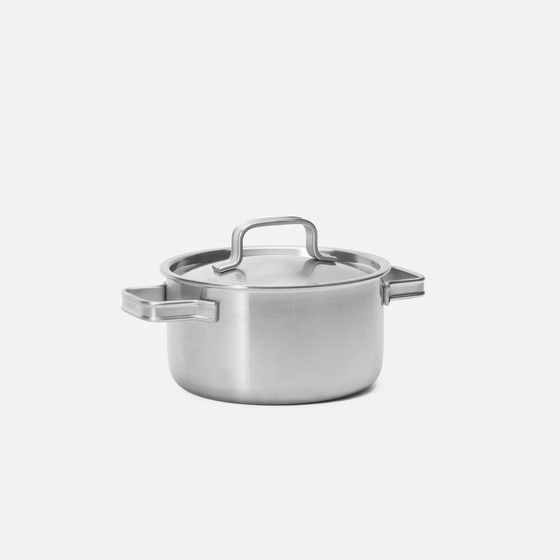 Kastról Lucca 4.0 Standard, ø 18 cm (2 l) - Nerezový beznitový kastról z viacvrstvovej nerezovej ocele s pokrievkou