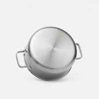 Kastról Lucca 4.0 Standard, ø 24 cm (5,5 l) - Nerezový beznitový kastról z viacvrstvovej nerezovej ocele s pokrievkou