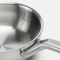 Kónická rajnica FABINI & Pohlreich 2.0, ø 20 cm (1,5 l) - Nerezová beznitová rajnica z viacvrstvovej nerezovej ocele s pokrievkou