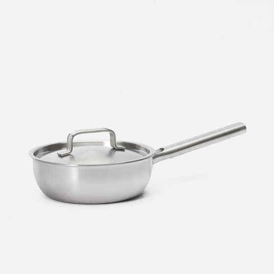 Kónická rajnica Lucca 4.0 Standard, ø 20 cm (1,5 l) - Nerezová beznitová rajnica z viacvrstvovej nerezovej ocele s pokrievkou