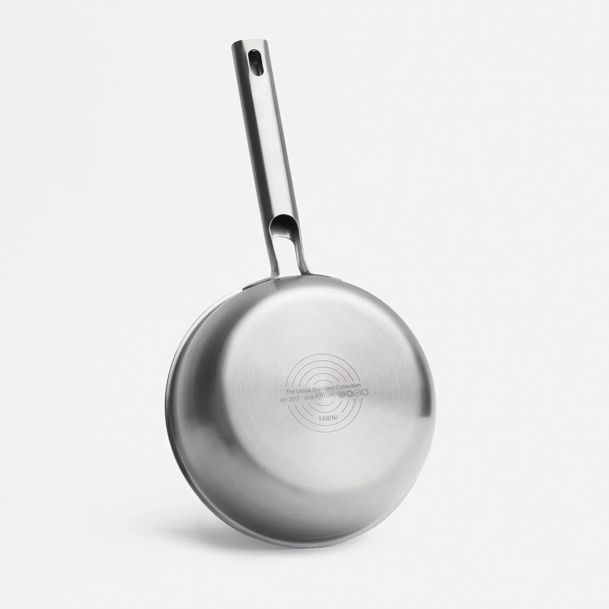 Kónická rajnica Lucca 4.0 Standard, ø 20 cm (1,5 l) - Nerezová beznitová rajnica z viacvrstvovej nerezovej ocele s pokrievkou
