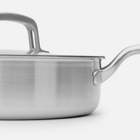 Hlboká panvica Lucca 3.0, ø 24 cm (2,5 l) - Nerezová beznitová panvica z viacvrstvovej nerezovej ocele s pokrievkou