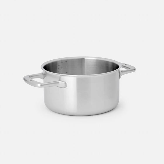 Hrniec Lucca 3.0, ø 20 cm (3 l) - Nerezový beznitový hrniec z viacvrstvovej nerezovej ocele s pokrievkou