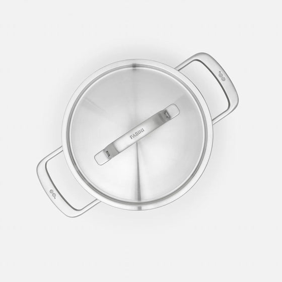 Hrniec Lucca 3.0, ø 20 cm (3 l) - Nerezový beznitový hrniec z viacvrstvovej nerezovej ocele s pokrievkou