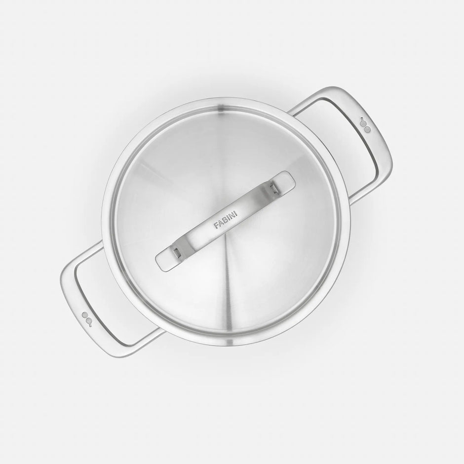 Hrniec Lucca 3.0, ø 20 cm (3 l) - Nerezový beznitový hrniec z viacvrstvovej nerezovej ocele s pokrievkou