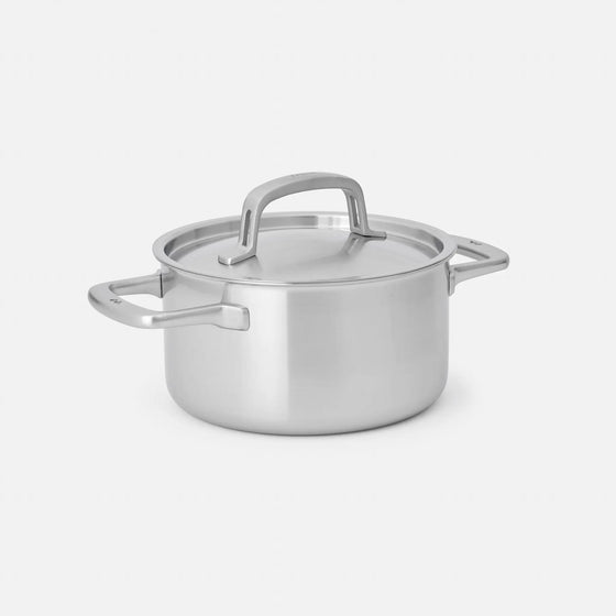 Hrniec Lucca 3.0, ø 20 cm (3 l) - Nerezový beznitový hrniec z viacvrstvovej nerezovej ocele s pokrievkou