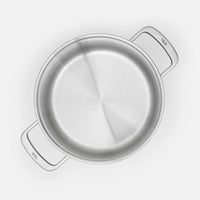 Kastról Lucca 3.0, ø 24 cm (5,5 l) - Nerezový beznitový kastról z viacvrstvovej nerezovej ocele s pokrievkou