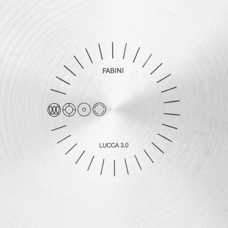 Kastról Lucca 3.0, ø 24 cm (5,5 l) - Nerezový beznitový kastról z viacvrstvovej nerezovej ocele s pokrievkou