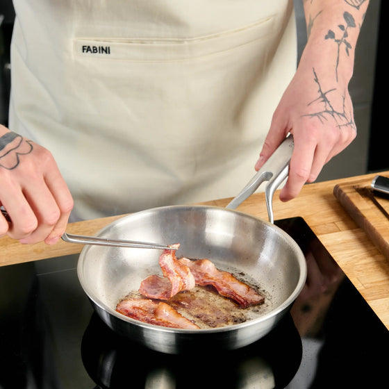 Panvica Lucca 3.0, ø 20 cm - Nerezová beznitová panvica z viacvrstvovej nerezovej ocele bez pokrievky