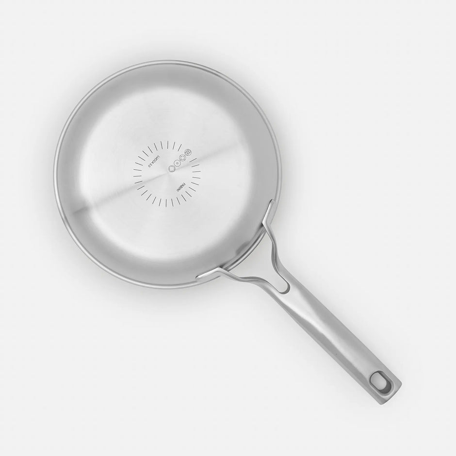 Panvica Lucca 3.0, ø 20 cm - Nerezová beznitová panvica z viacvrstvovej nerezovej ocele bez pokrievky