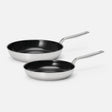 Sada panvíc Lucca 4.0 Pro, ø 26 cm + ø 30 cm, 2 diely - Nepriľnavé nerezové beznitové panvice s keramickým povrchom z viacvrstvovej nerezovej ocele
