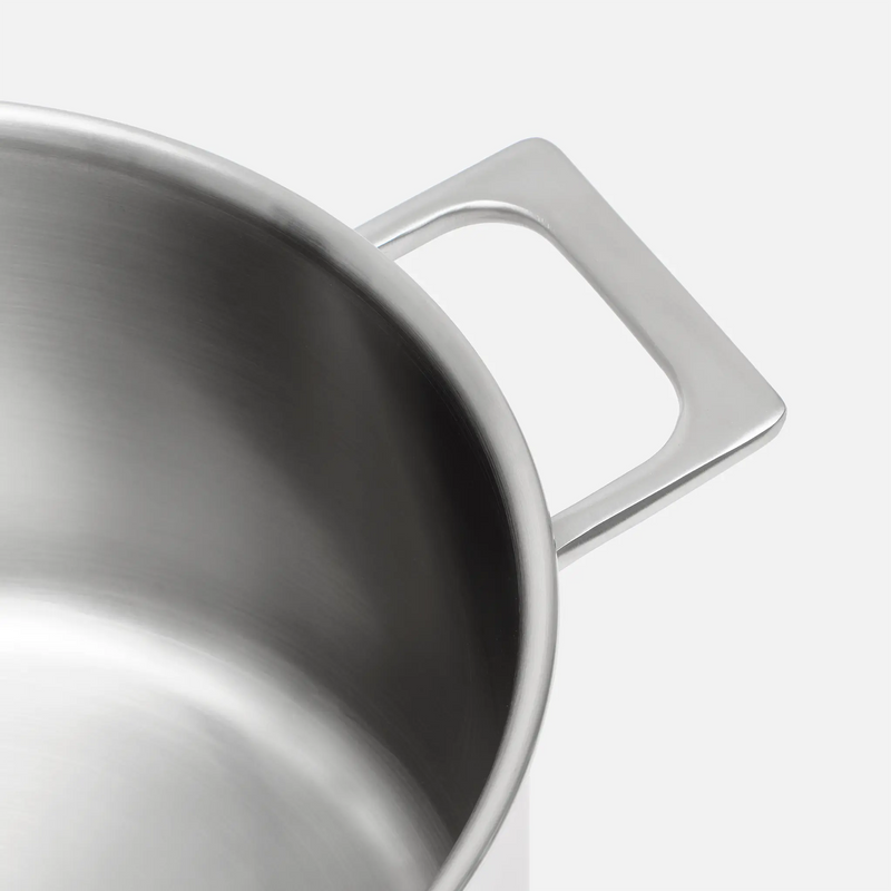 Hrniec Lucca 4.0 Pro, ø 24 cm (8 l) - Nerezový beznitový hrniec z viacvrstvovej nerezovej ocele s pokrievkou