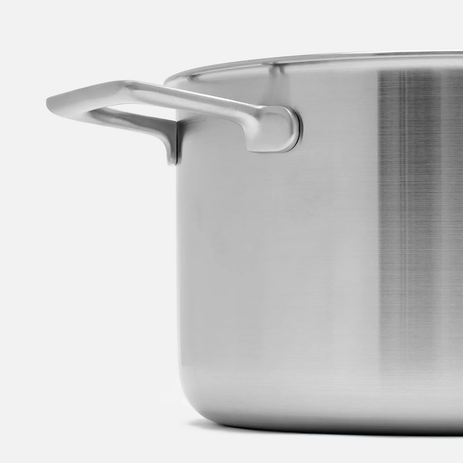 Hrniec Lucca 4.0 Pro, ø 24 cm (8 l) - Nerezový beznitový hrniec z viacvrstvovej nerezovej ocele s pokrievkou