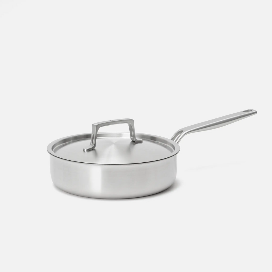 Hlboká panvica Lucca 4.0 Pro, ø 24 cm (2,5 l) - Nepriľnavá nerezová beznitová panvica z viacvrstvovej nerezovej ocele s keramickým povrchom s pokrievkou