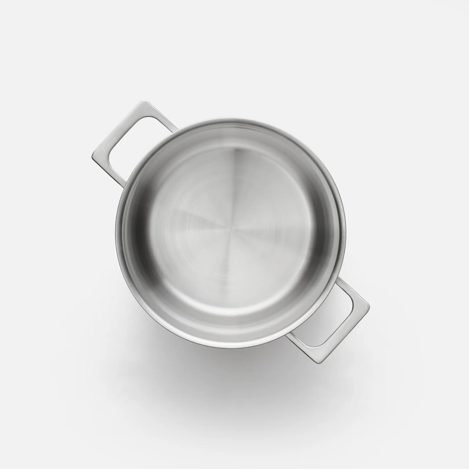 Hrniec Lucca 4.0 Pro, ø 24 cm (8 l) - Nerezový beznitový hrniec z viacvrstvovej nerezovej ocele s pokrievkou