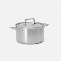 Kastról Lucca 4.0 Pro, ø 24 cm (5,5 l) - Nerezový beznitový kastról z viacvrstvovej nerezovej ocele s pokrievkou