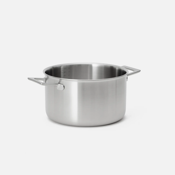 Kastról Lucca 4.0 Pro, ø 24 cm (5,5 l) - Nerezový beznitový kastról z viacvrstvovej nerezovej ocele s pokrievkou