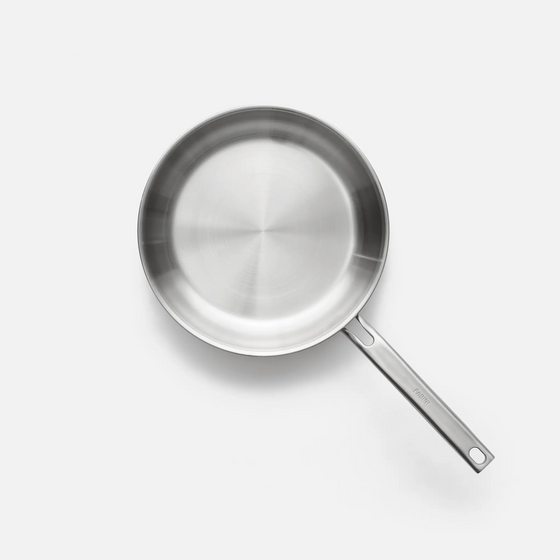 Panvica Lucca 4.0 Pro, ø 26 cm - Nerezová beznitová panvica z viacvrstvovej nerezovej ocele bez pokrievky