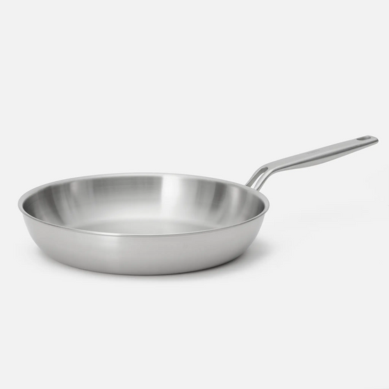 Panvica Lucca 4.0 Pro, ø 30 cm - Nerezová beznitová panvica z viacvrstvovej nerezovej ocele bez pokrievky