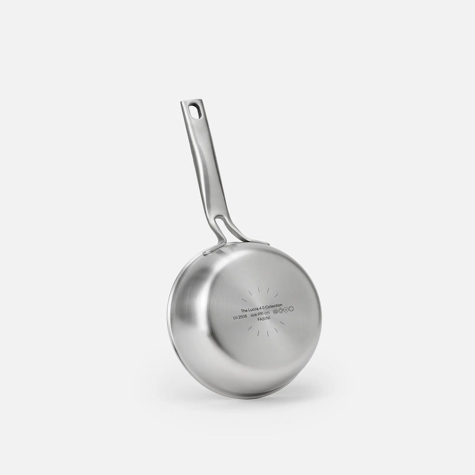 Kónická rajnica Lucca 4.0 Pro, ø 16 cm (1,1 l) - Nerezová beznitová rajnica z viacvrstvovej nerezovej ocele s pokrievkou