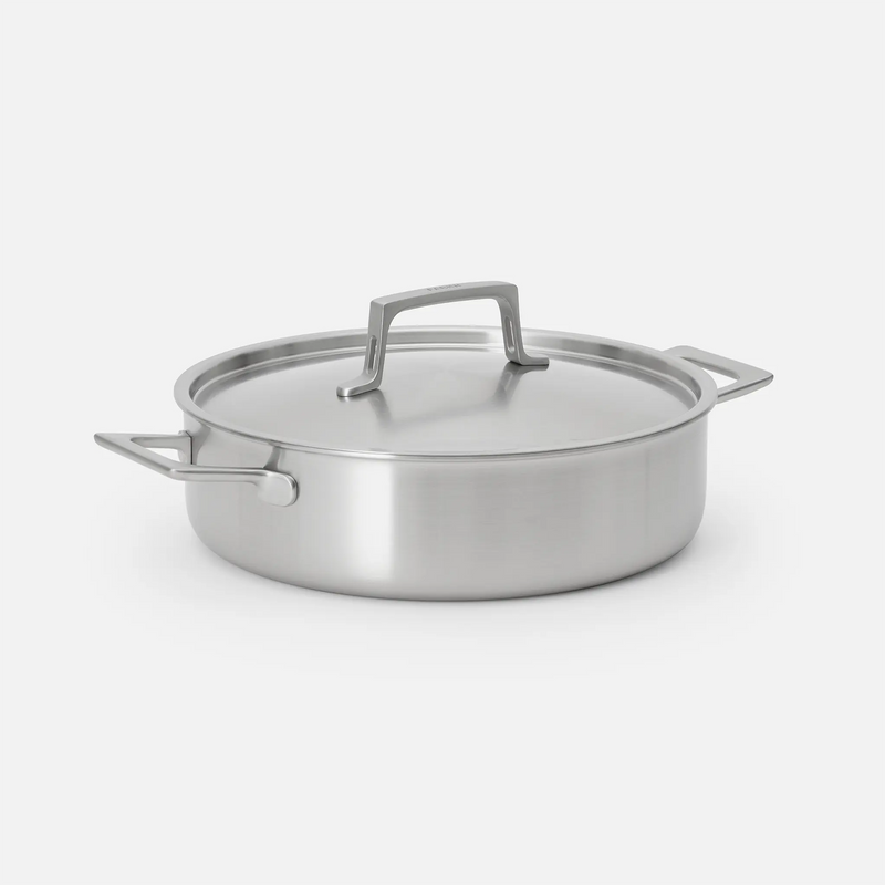 Tegame panvica Lucca 4.0 Pro, ø 28 cm (4 l) - Nerezová beznitová panvica z viacvrstvovej nerezovej ocele s pokrievkou