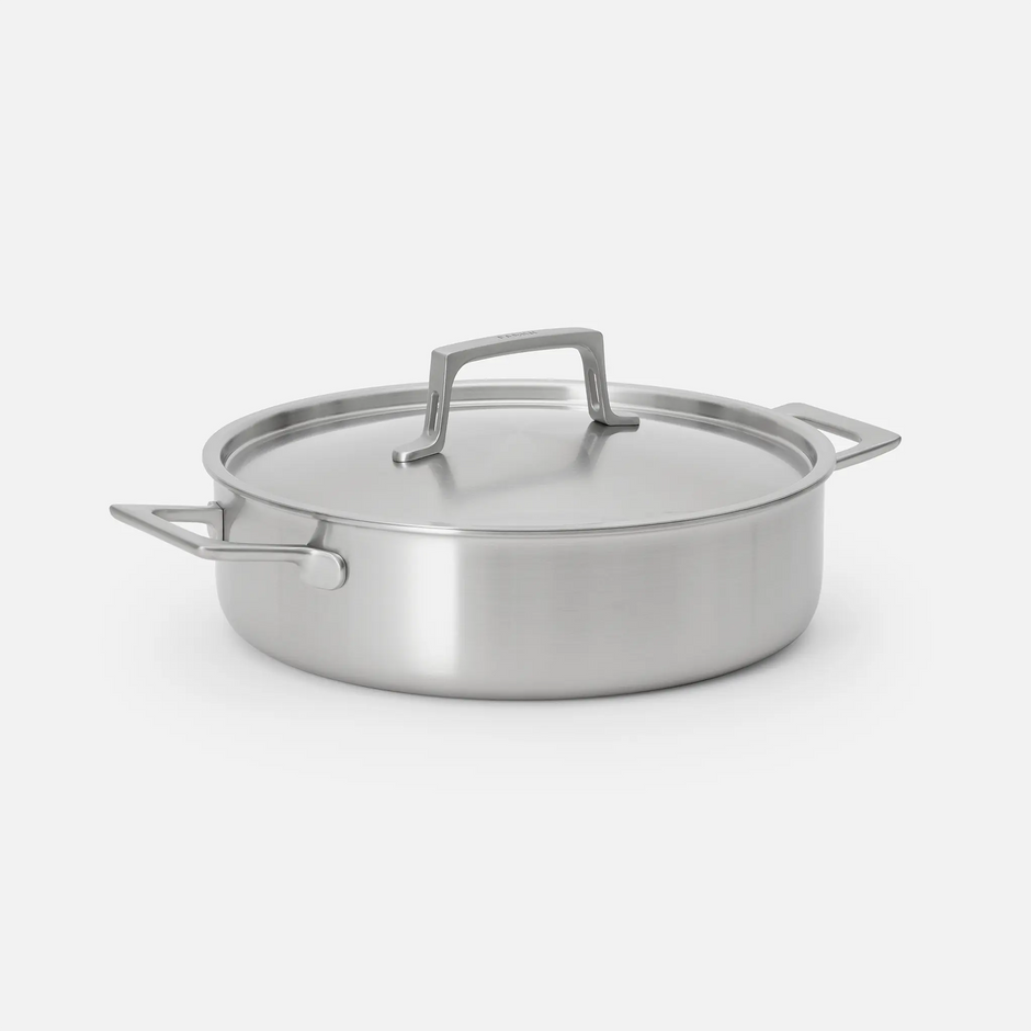 Tegame panvica Lucca 4.0 Pro, ø 28 cm (4 l) - Nerezová beznitová panvica z viacvrstvovej nerezovej ocele s pokrievkou