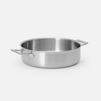 Tegame panvica Lucca 4.0 Pro, ø 28 cm (4 l) - Nerezová beznitová panvica z viacvrstvovej nerezovej ocele s pokrievkou