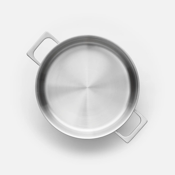 Tegame panvica Lucca 4.0 Pro, ø 28 cm (4 l) - Nerezová beznitová panvica z viacvrstvovej nerezovej ocele s pokrievkou