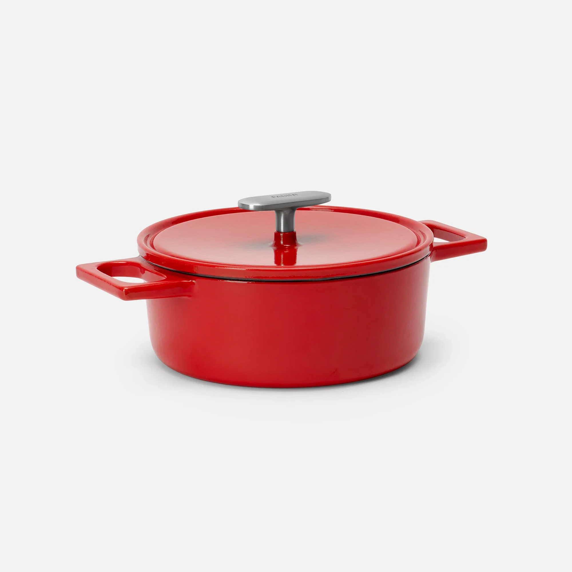 Kastról Mattia 3.0, ø 20 cm (2 l) - Smaltovaný liatinový kastról s pokrievkou, lesklý červený