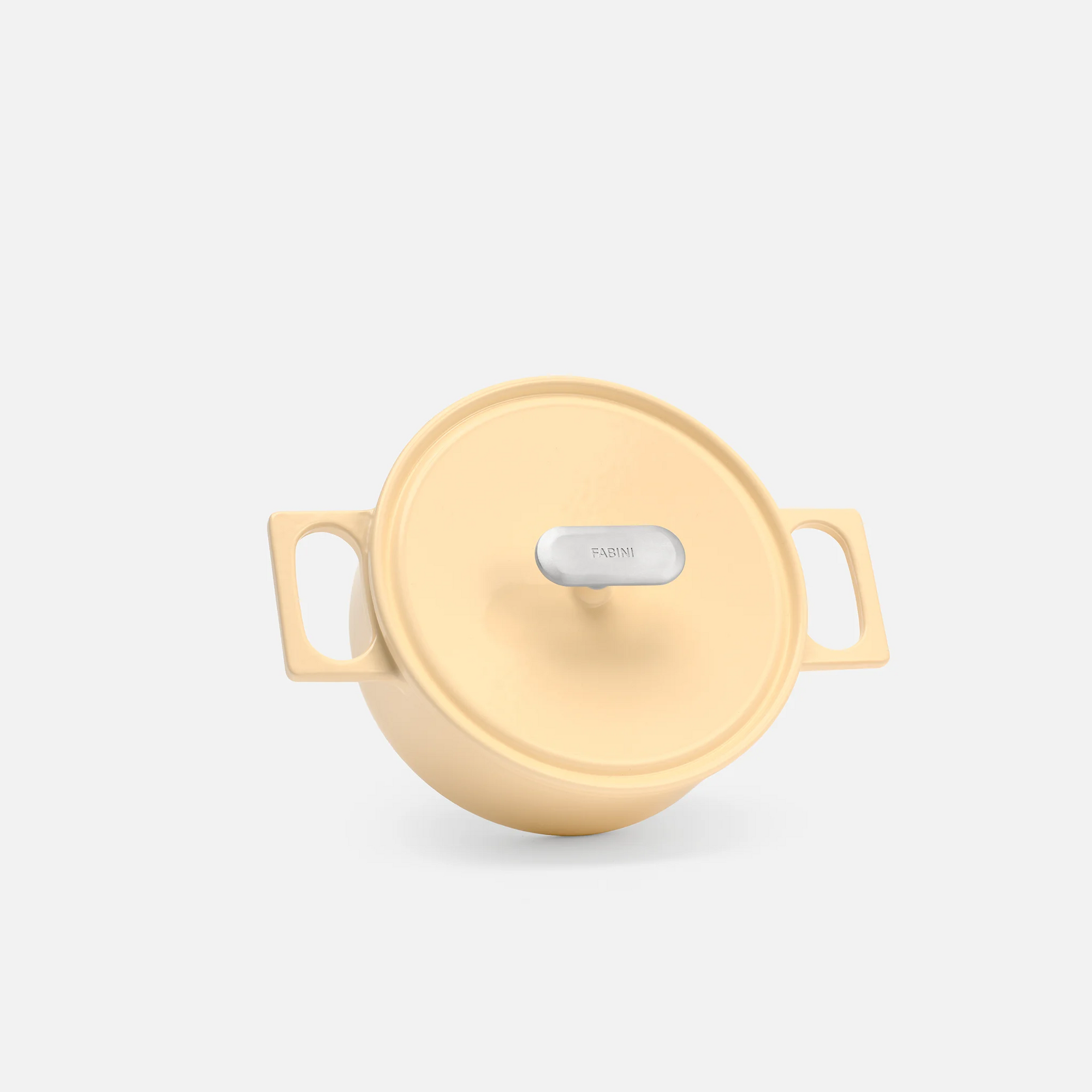 Kastról Mattia 3.0, ø 20 cm (2 l) - Smaltovaný liatinový kastról s pokrievkou, lesklý krémový