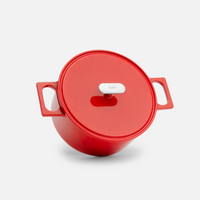 Kastról Mattia 3.0, ø 26 cm (5,5 l) - Smaltovaný liatinový kastról s pokrievkou, lesklý červený
