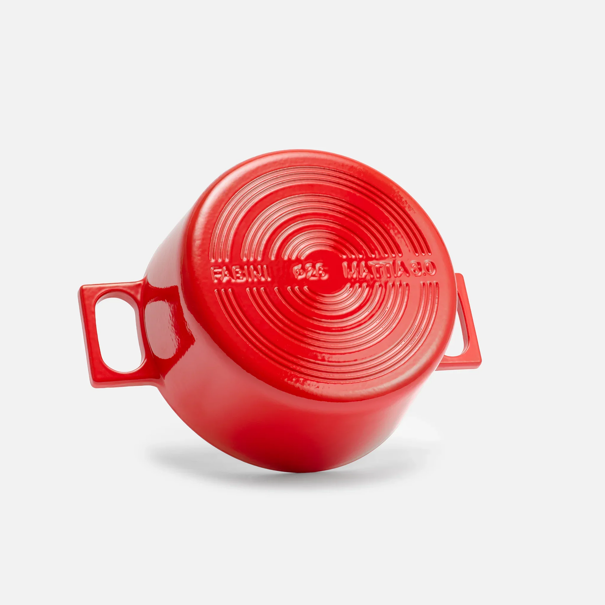 Kastról Mattia 3.0, ø 26 cm (5,5 l) - Smaltovaný liatinový kastról s pokrievkou, lesklý červený