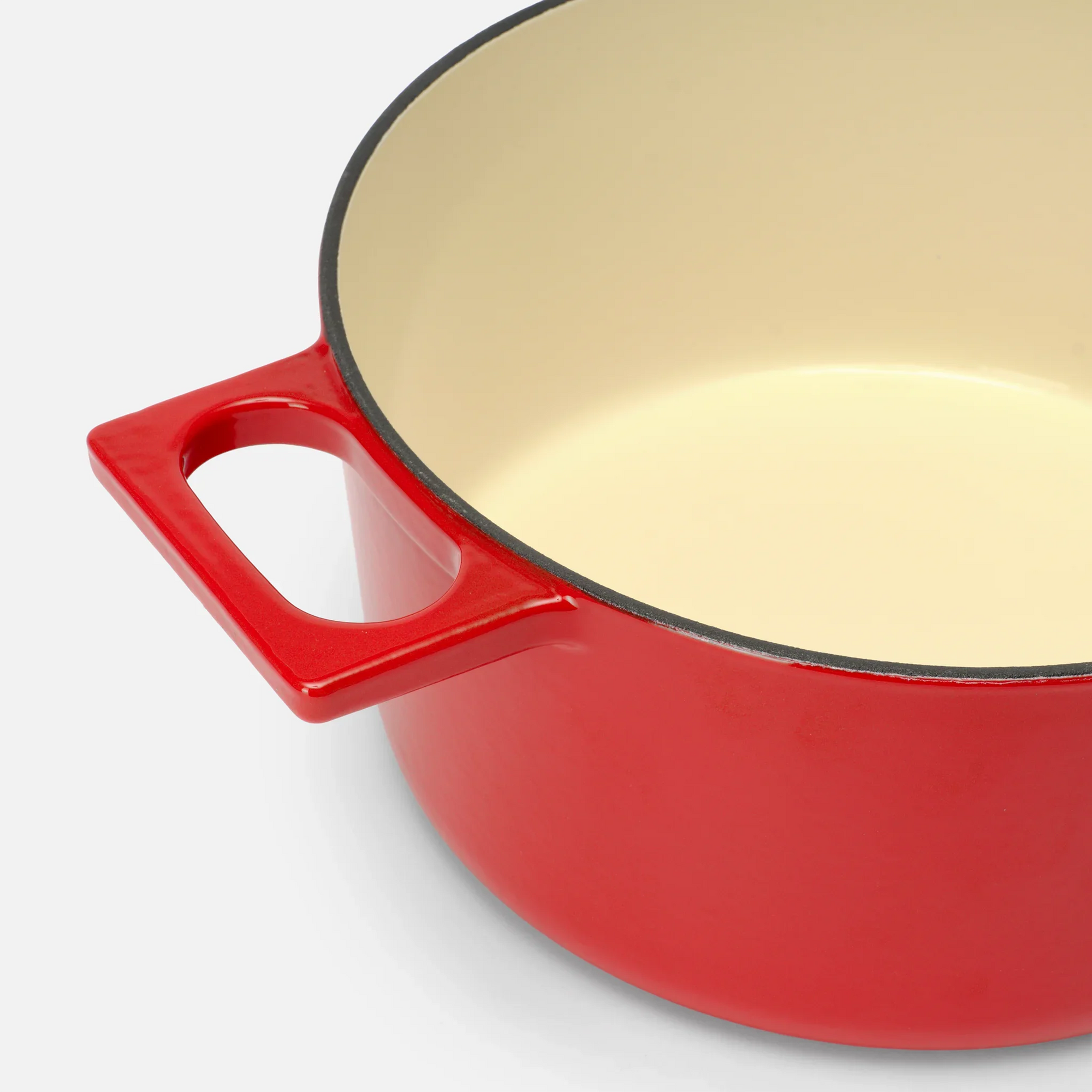 Kastról Mattia 3.0, ø 26 cm (5,5 l) - Smaltovaný liatinový kastról s pokrievkou, lesklý červený