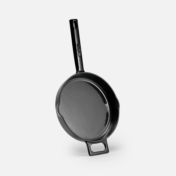 Panvica Mattia 3.0, ø 20 cm - Smaltovaná liatinová panvica, lesklá čierna