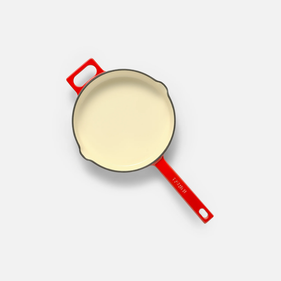 Panvica Mattia 3.0, ø 20 cm - Smaltovaná liatinová panvica, lesklá červená