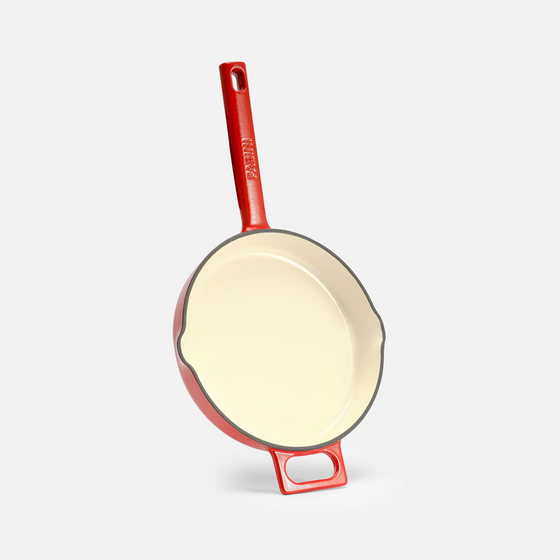 Panvica Mattia 3.0, ø 20 cm - Smaltovaná liatinová panvica, lesklá červená