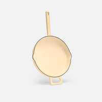 Panvica Mattia 3.0, ø 26 cm - Smaltovaná liatinová panvica, lesklá krémová