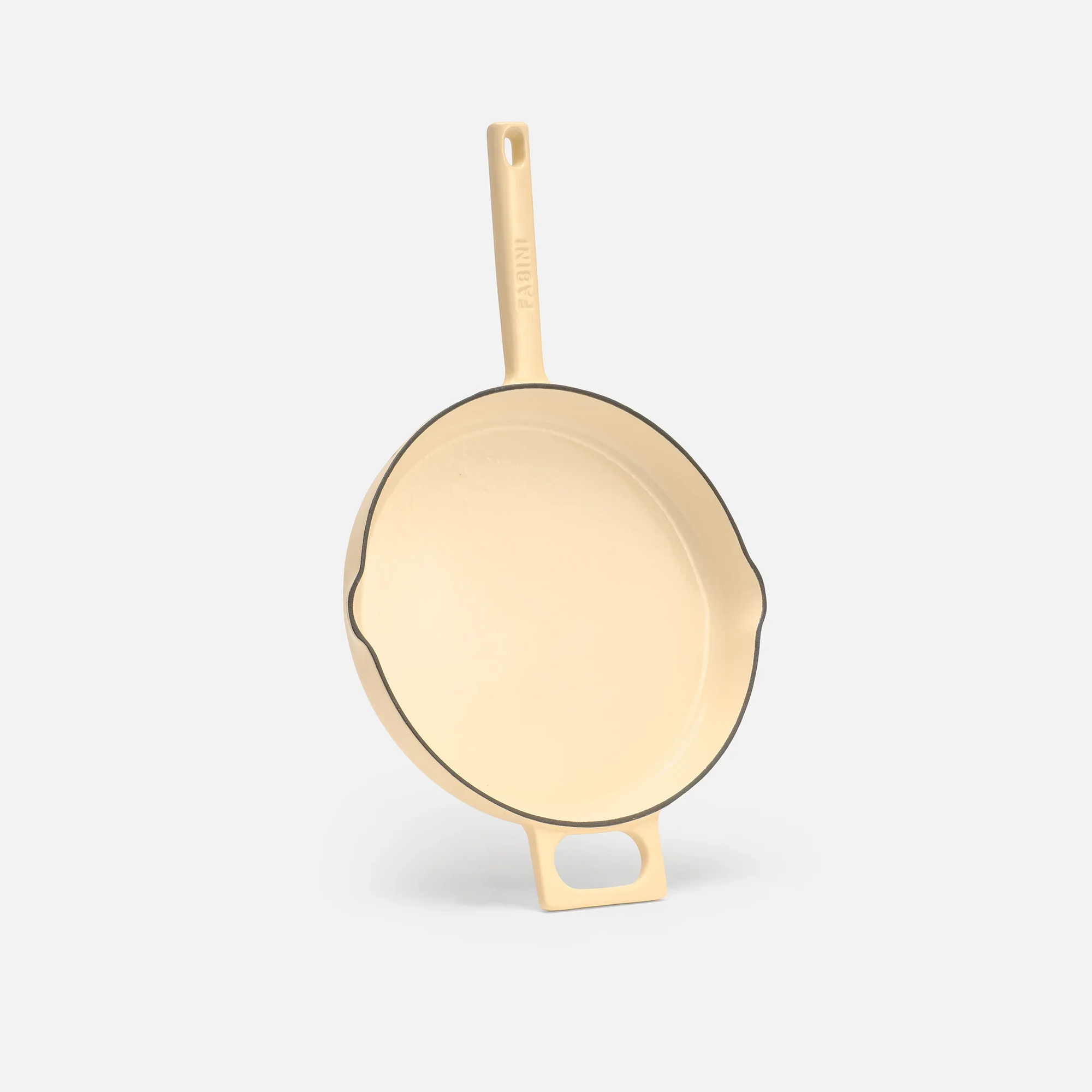 Panvica Mattia 3.0, ø 26 cm - Smaltovaná liatinová panvica, lesklá krémová