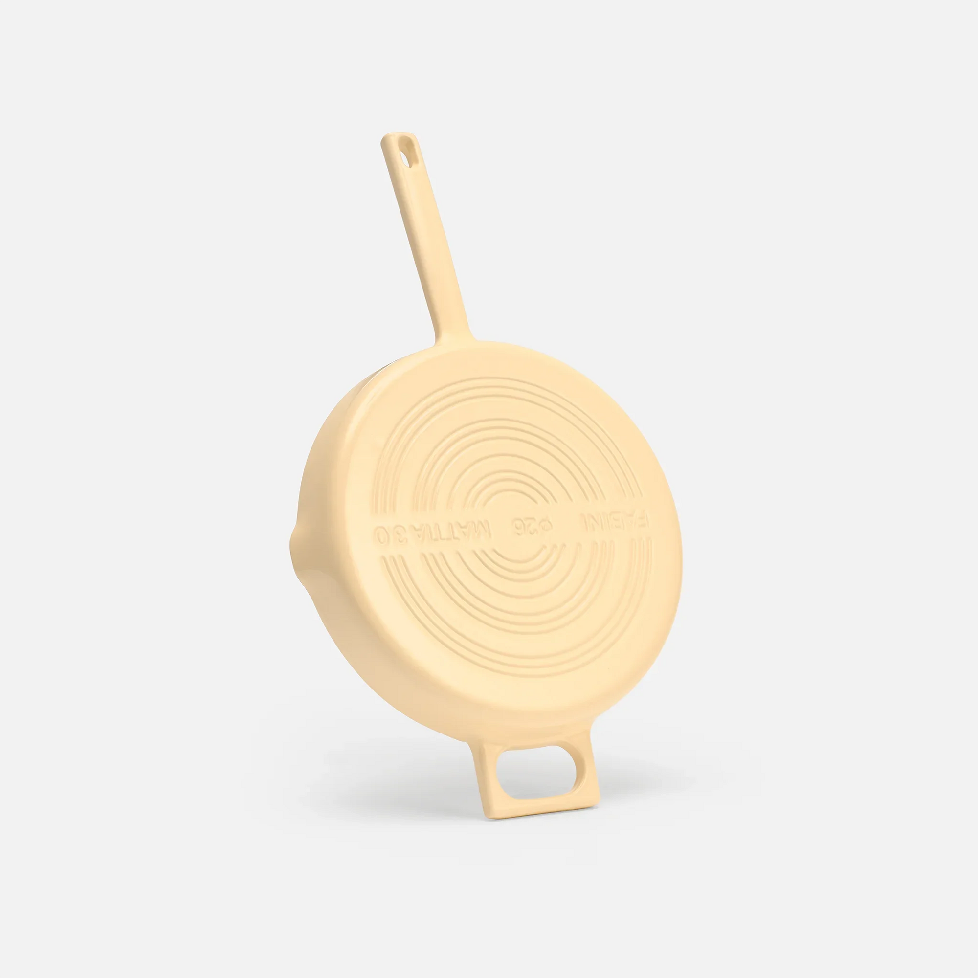 Panvica Mattia 3.0, ø 26 cm - Smaltovaná liatinová panvica, lesklá krémová