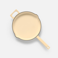 Panvica Mattia 3.0, ø 26 cm - Smaltovaná liatinová panvica, lesklá krémová